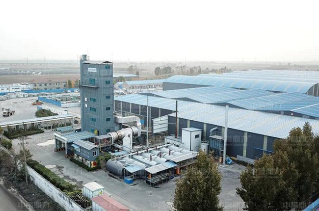 藍(lán)天衛(wèi)士環(huán)保材料時(shí)產(chǎn)1000噸骨料生產(chǎn)線