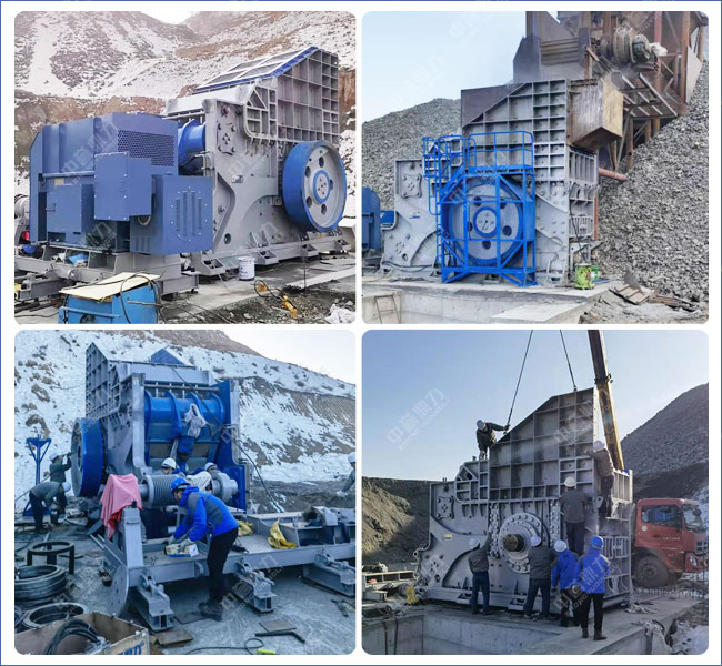 DLHGC臥式旋回破碎機安裝試機 DLHGC臥式旋回破碎機安裝試機